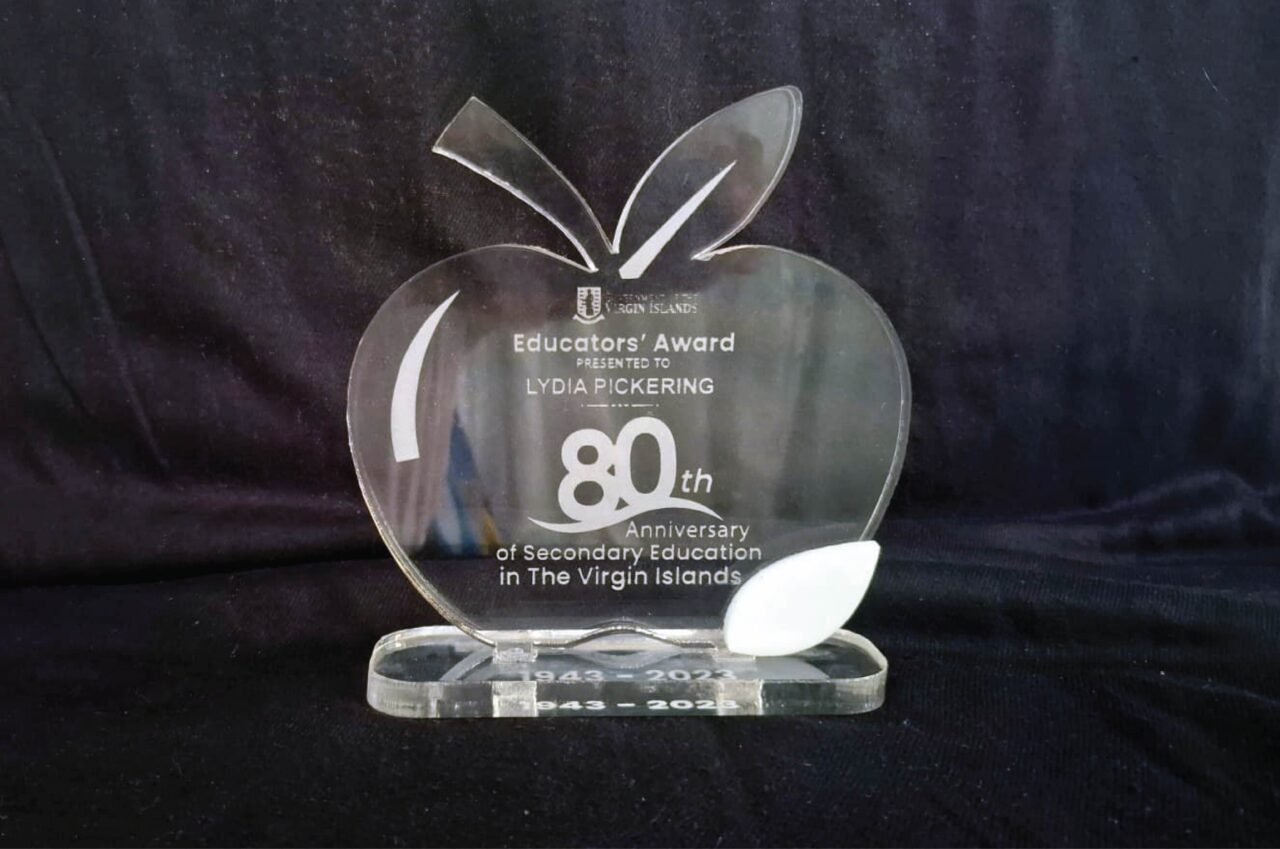 acrylic work apple trophy